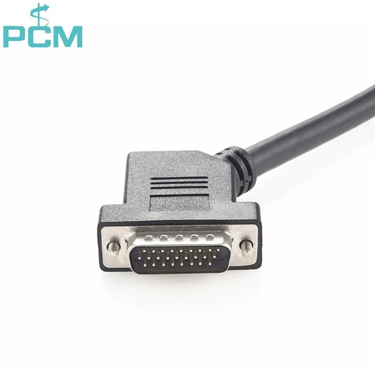 DB26 Male Female 45 Degree Cable