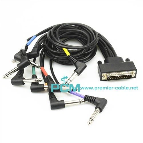 Elektriske trommer PAD lydkabel TRS han til DB25 han stik Passer til Alesis DM6 USB Express