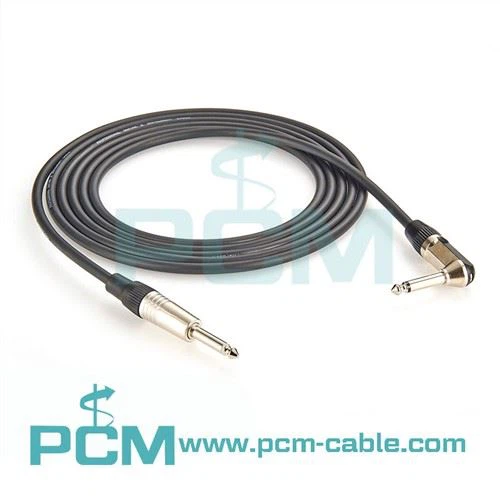 højrevinklet guitarinstrumentkabel