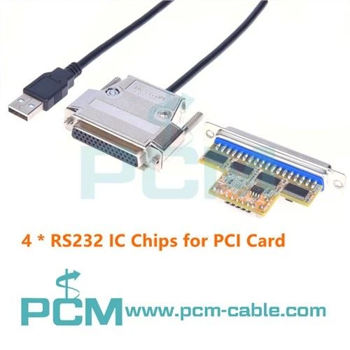 USB til DB44 seriel PCIe-kort blækspruttekabel