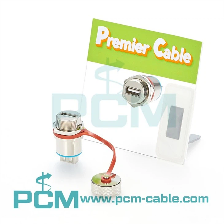 USB-sealed metal range of connectors