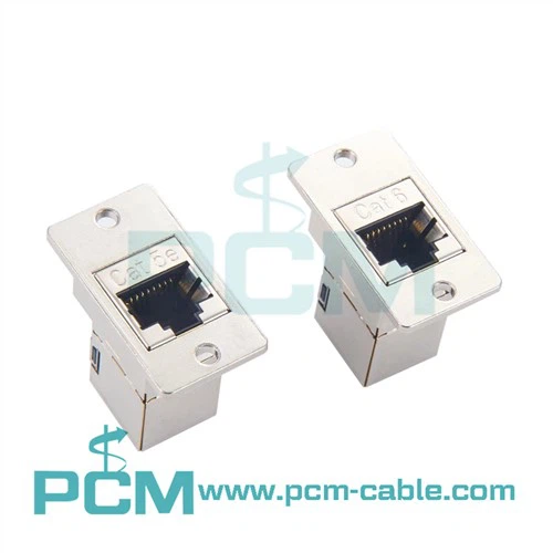 Cat6 RJ45 kobling skærmet RJ45 panelmontering