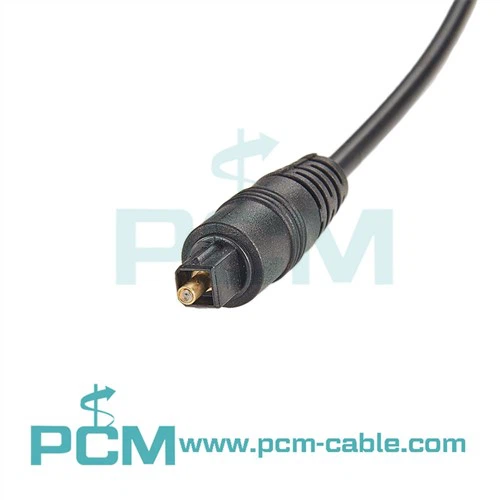 CL3-klassificeret digital optisk lyd Toslink-kabel fiberledning