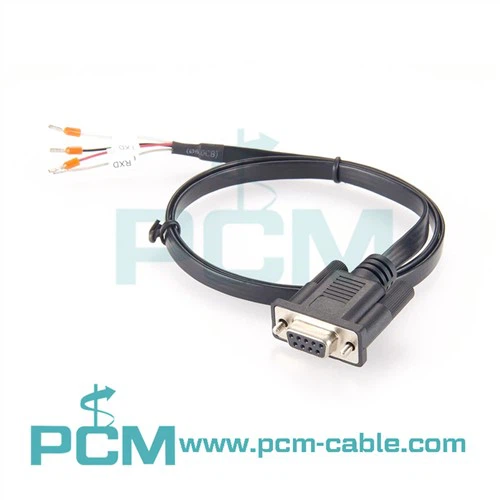 DB9 RS232 seriel RXD TXD GND-port til 3-benet terminalkabel
