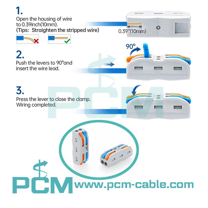 Push In Terminal Block Lever Connector