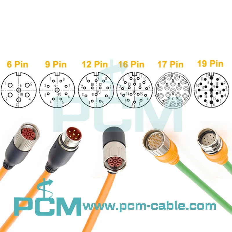 Diverse selection and customized services of M23 cable connectors from Premier Cable Diverse selection and customized services of M23 cable connectors from Premier Cable