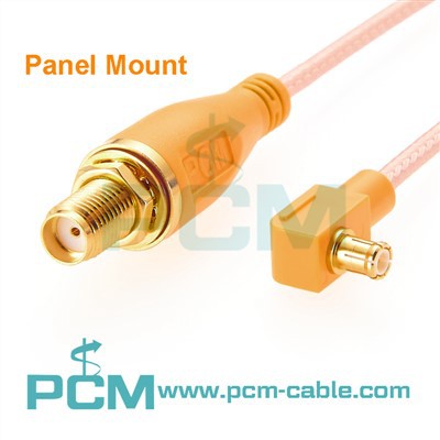 Kabel Koaksial SMA han MCX han 50 Ohm