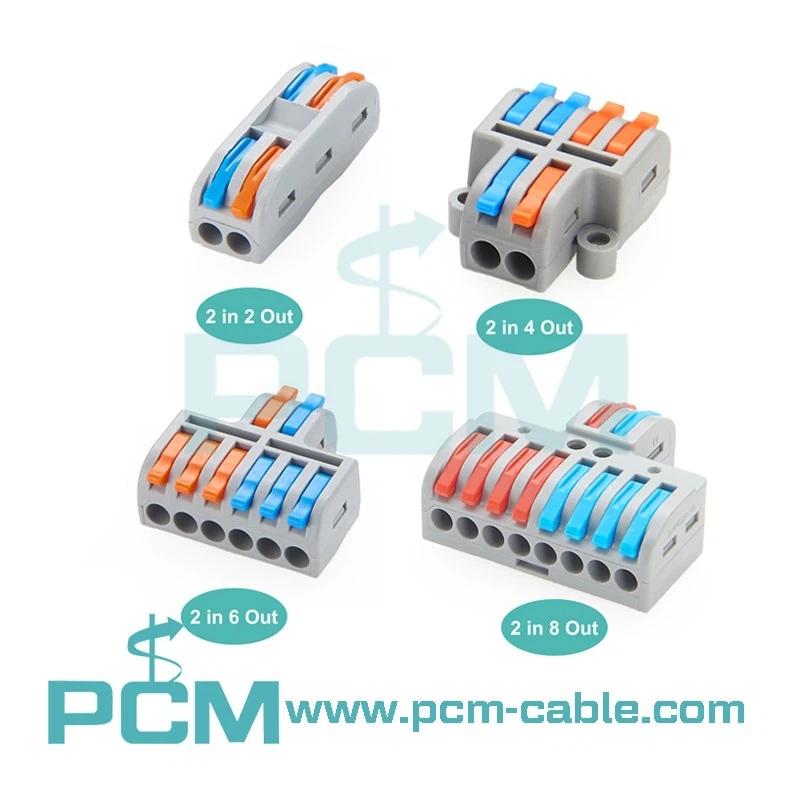 Lever Nuts Wire Connectors 2 in 2 Out Quick Wiring Cable Connectors 2 in 2 Out Push-in Conductor Terminal Block Quick Terminal Blocks Lever Nut Assortment Connectors for 28-12 AWG Lever Nuts Wire Connectors 2 in 2 Out Quick Wiring Cable Connectors 2 in 2 Out Push-in Conductor Terminal Block Quick Terminal Blocks Lever Nut Assortment Connectors for 28-12 AWG
