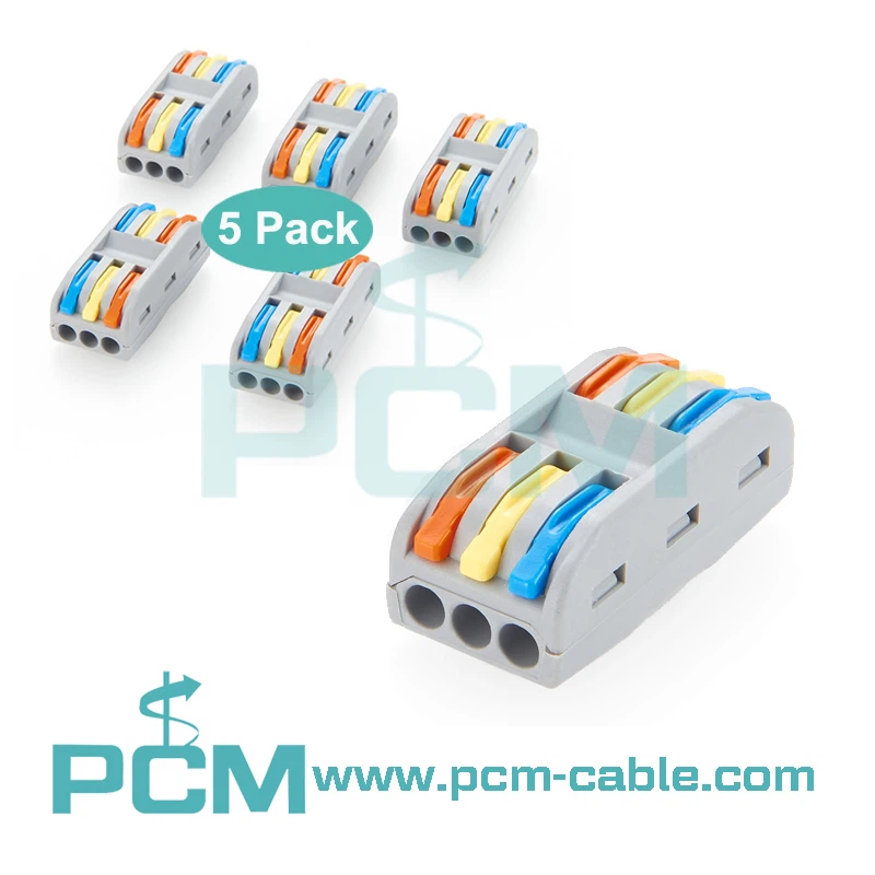 3-Way Fast Wire Connectors 3-Way Fast Wire Connectors