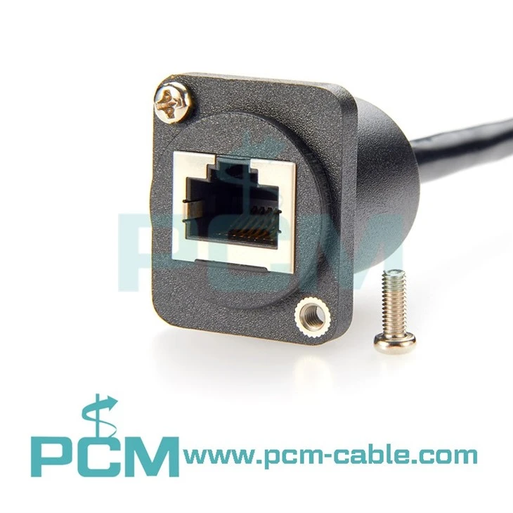 panel mount ethernet cable