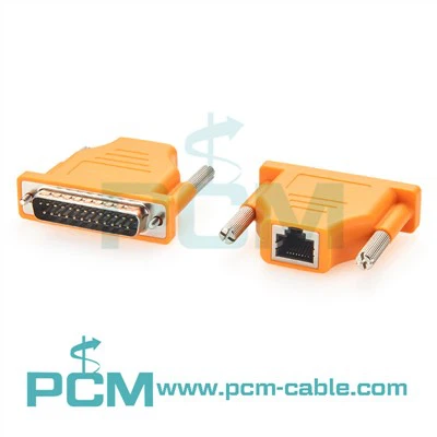 DB25 han til RJ45 hun modem adapter CAB-5MODCM CAB-25AS-MMOD