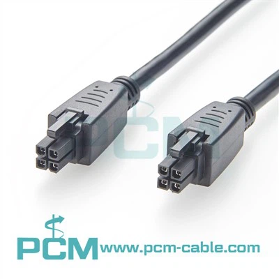4,2 mm Pitch Molex Mini-Fit Jr. overstøbte kabelsamlinger Dual Row 4 Circuits